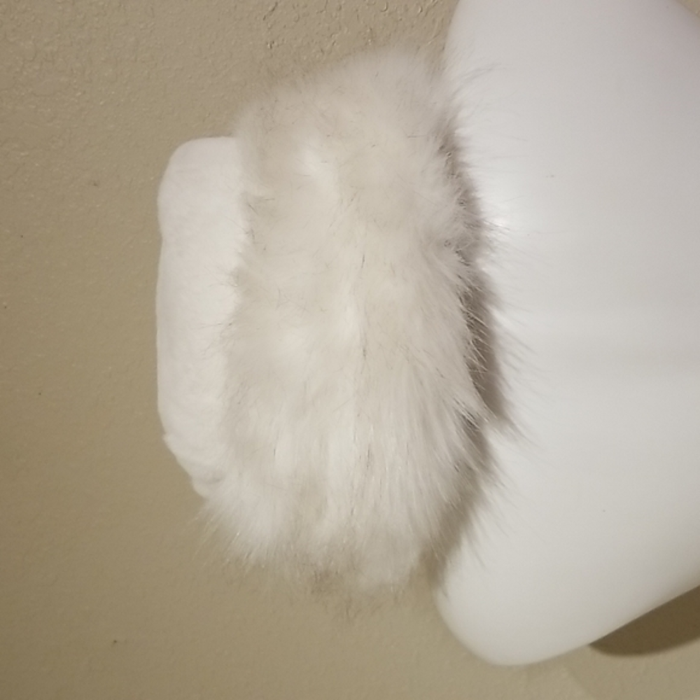 Soul young‎ fur hat white